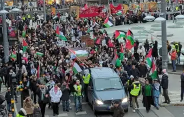 Svedska Stockholm gaza protesti