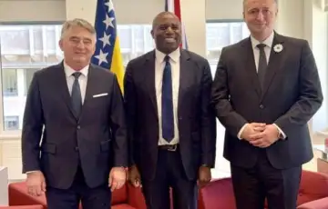 Denis Becirovic zeljko komsic i david lammy london