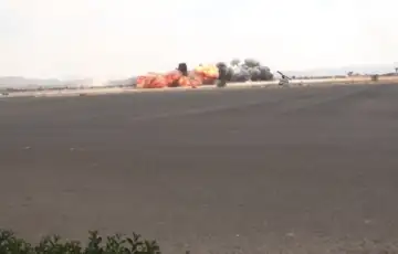 Jemen aerodrom raketni udari