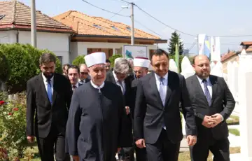 Husein ef Kavazovic i ambasador Republike Turske u Bi H Emin Akseki 1