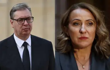 Aleksandar Vucic i Snezana Paunovic