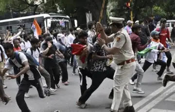 Indija Haos na ulicama Delhi