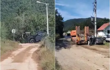 Kosovo 07 Jezero Gazivode Kosovo ruši nelegalne vikendice Srba