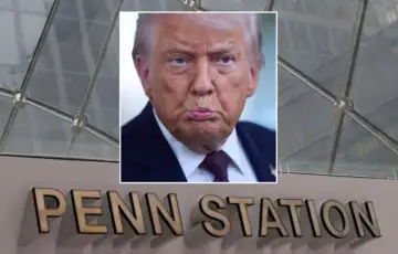 Donald Trump Penn Station