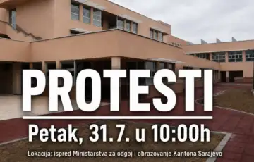 Sip Mirni protesti ispred Ministarstva 872x610