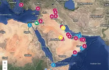 Americke baze na Bliskom istoku