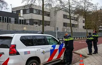 Amsterdam Holandija Napadnuta jevrejska škola 03