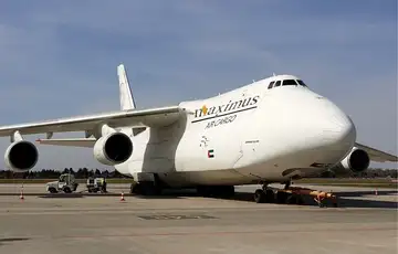 Antonov An 124 Maximus Air Cargo povezan s rutama opskrbe UAE a za Sudan i Libiju