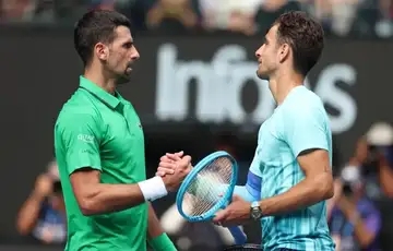 Australian Open Lorenzo Musetti Novak Dokovic Getty Images