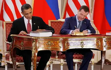 Barack Obama i Dmitrij Medvedev
