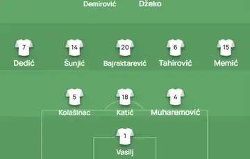 Barbarez odredio ekipu za Vels Dzeko i Demirovic predvode napad Zmajeva