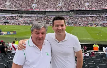 Damir Kasum s ocem na Monumentalu