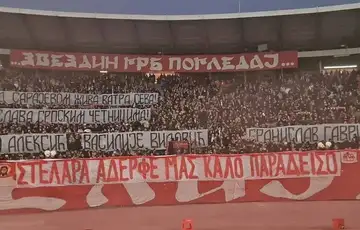 Delije FK Crvena zvezda zahvalili se četnicima iznad Sarajeva