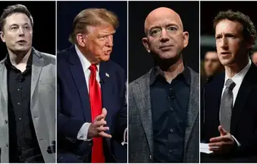 Donald Trump Elon Musk Mark Zuckerberg