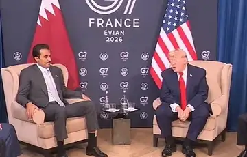 Donald Trump Tamim bin Hamad Al Thani G7 2026