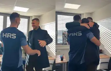 Edin Dzeko Miron Muslic Nikola Katic