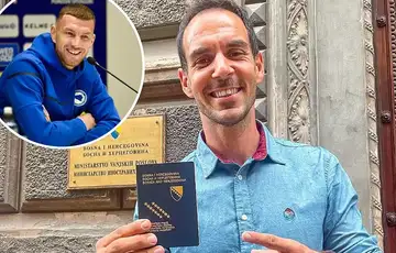 Edin Dzeko Robert Dacesin