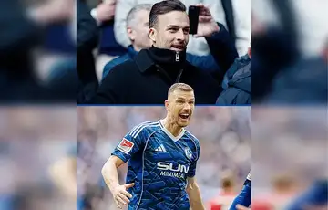 Edin Dzeko Schalke 04 Haris Tabakovic