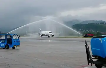 Eurowings Međunarodni aerodrom Sarajevo Sarajevo Berlin   Avion Eurowingsa na Međunarodnom aerodromu u Sarajevu
