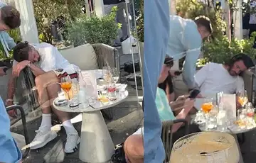 Everton Jack Grealish napio pa zaspao za stolom