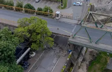 GP Gradiska Pao dio mosta na granici