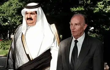 Hamad Thani i Alija Izetbegovic u Sarajevu