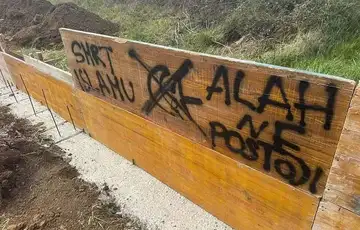 Hrvatska Zadar grafiti dzamija