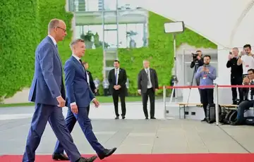 Peter Magyar i Friedrich Merz