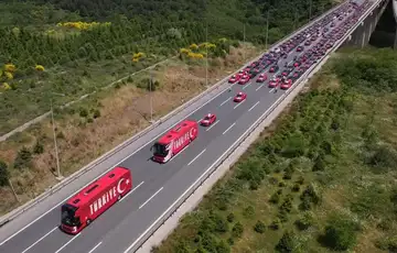 Turska reprezentacija ispracena na sp
