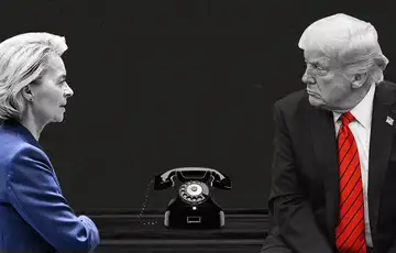 Trump i ursula von der leyen