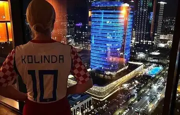 Kolinda u dresu hrvatske