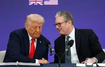 Donald trump i keir starmer