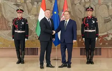 Ivica Dačić i Gaboro Pošfaij