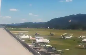 Slovenija aerodrom avion