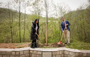 Irfan Čengić i ambasadorica palestina