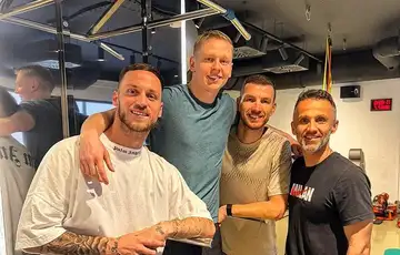 Edin Džeko i Andrj Kilutinović Beograd