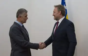 Sulejman Ugljanin i Bakir Izetbegović