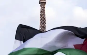 Pariz palestinska zastava