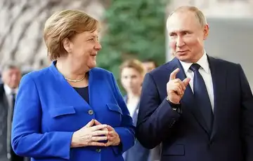 Angela Merkel i Putin