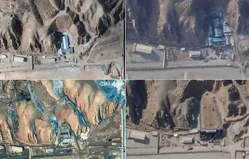 Iran 02 Satelitski snimci pokazuju kako Iran gradi betonski stit na osjetljivoj vojnoj lokaciji