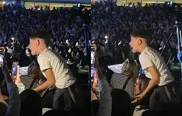 Simpatični dječak koji je iz sve snage pjevao na koncertu Jakov Jozinovic