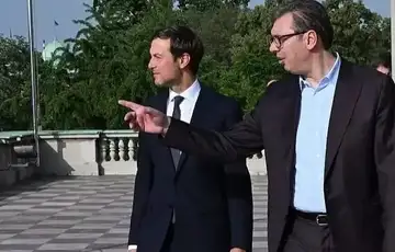 Jared Kushner i Aleksandar Vucic
