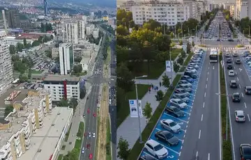 Novo Sarajevo  parking Trg heroja  dobija 6 536 novih parking mjesta najvise na Trgu Heroja i Grbavici