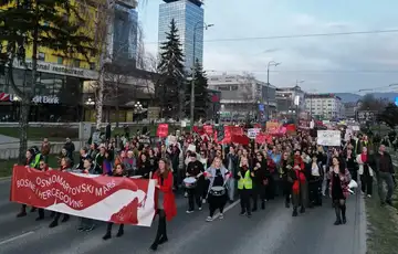 Osmomartovski mars u Sarajevu