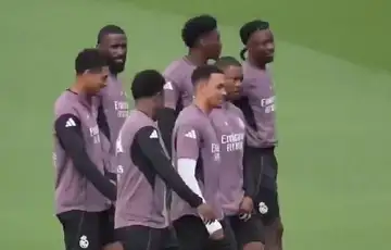 Real Madrid Kylian Mbappe Vinicius Junior