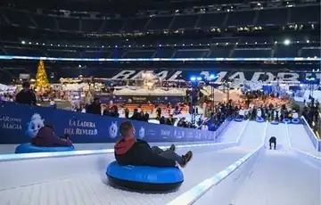 Santiago Bernabeu Ledeni tobogan atrakcija na stadionu Real Madrida (Foto: Instagram)