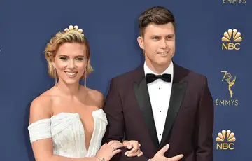 Scarlett Johansson Colin Jost