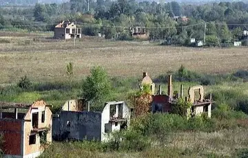 Selo Brisevo nakon razaranja
