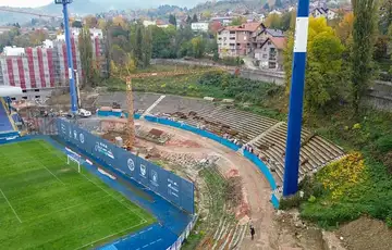 Stadion Grbavica dobija novu tribinu