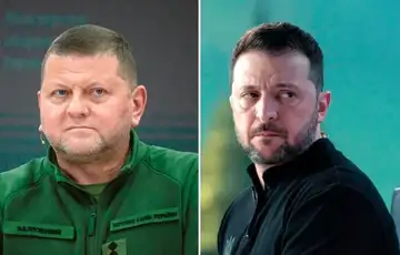 Volodimir Zelenski Valerij Zaluzni